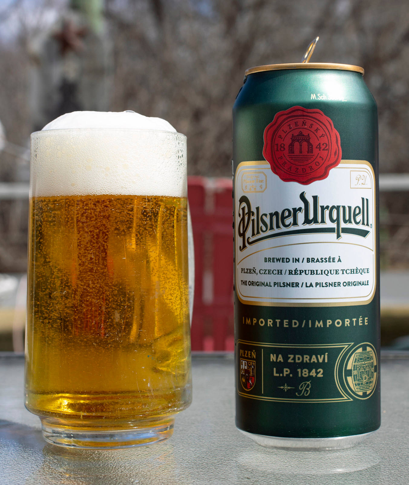 Outdoor Pilsner Urquell Photo Wallpaper