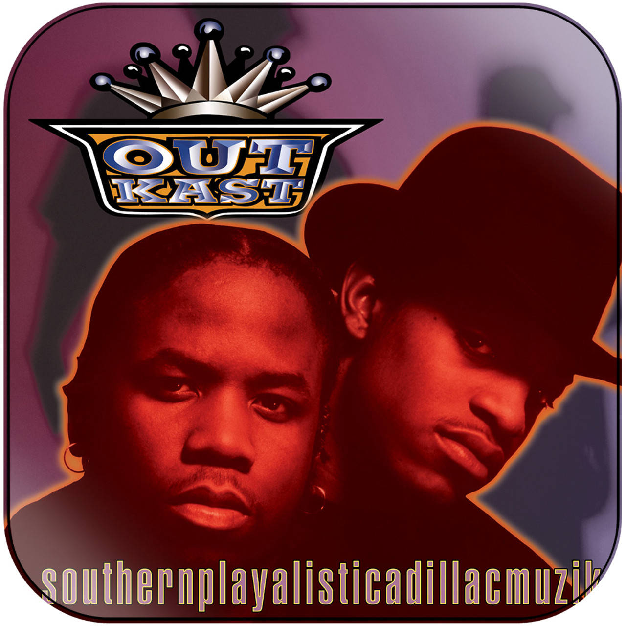 Outkast Southernplayalisticadillacmuzik Album Cover Art 1994 Wallpaper