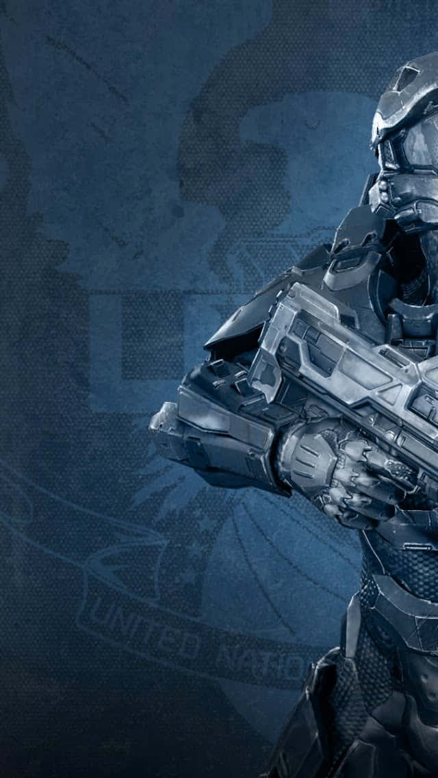 Own The Galaxy With The Master Chief Iphone Wallpaper