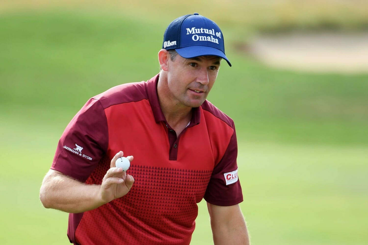 Padraig Harrington Holding Golf Ball Wallpaper