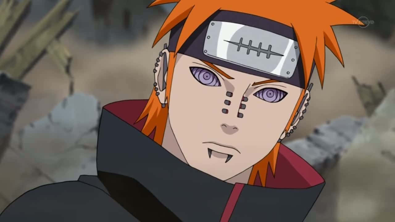 Pain Akatsuki Pierced Face Wallpaper