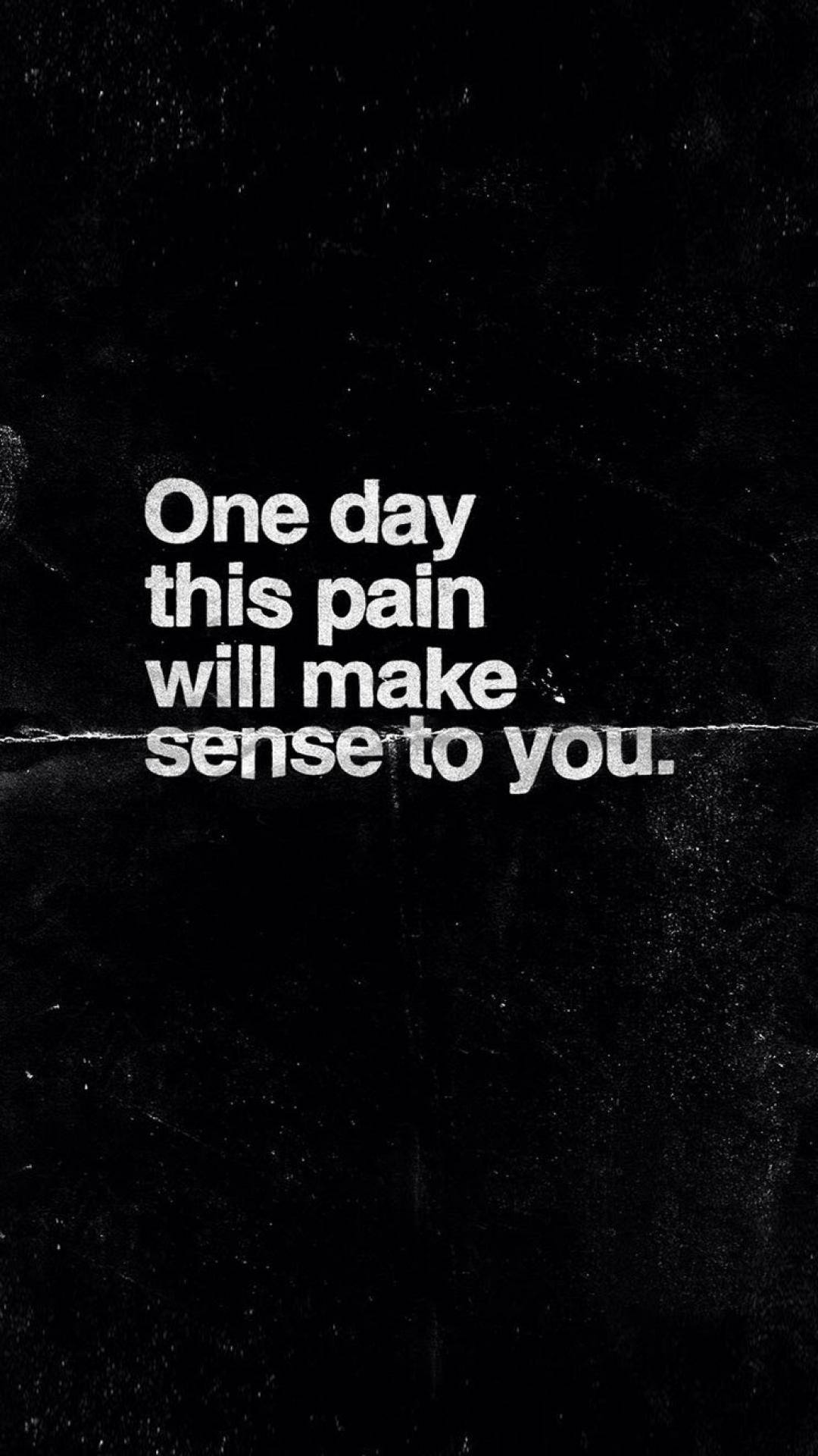 Pain Black And White Quotes Wallpaper