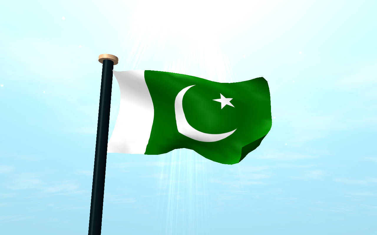 pakistan flag animated illustration