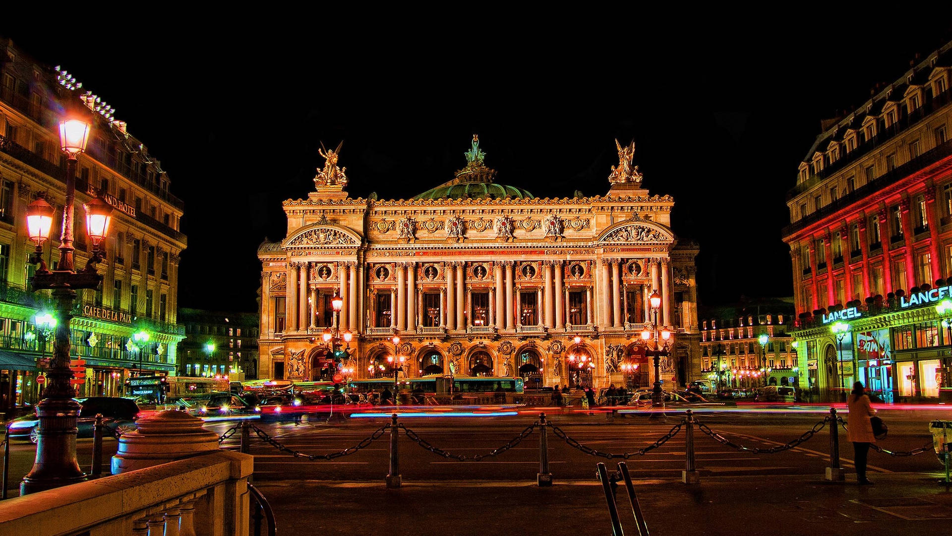 Panorama of Paris - Opera Garnier in the Background Stock Photo - Image of  architectural, french: 114335186