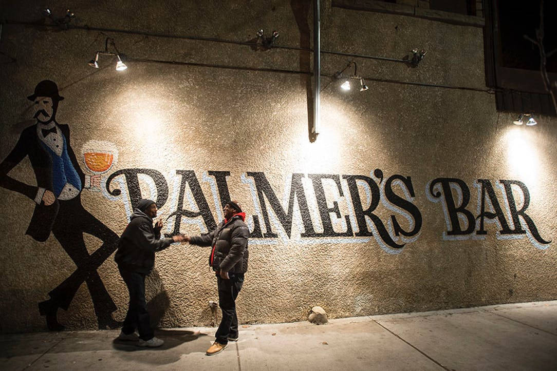 Palmer's Bar Mural Minneapolis Wallpaper