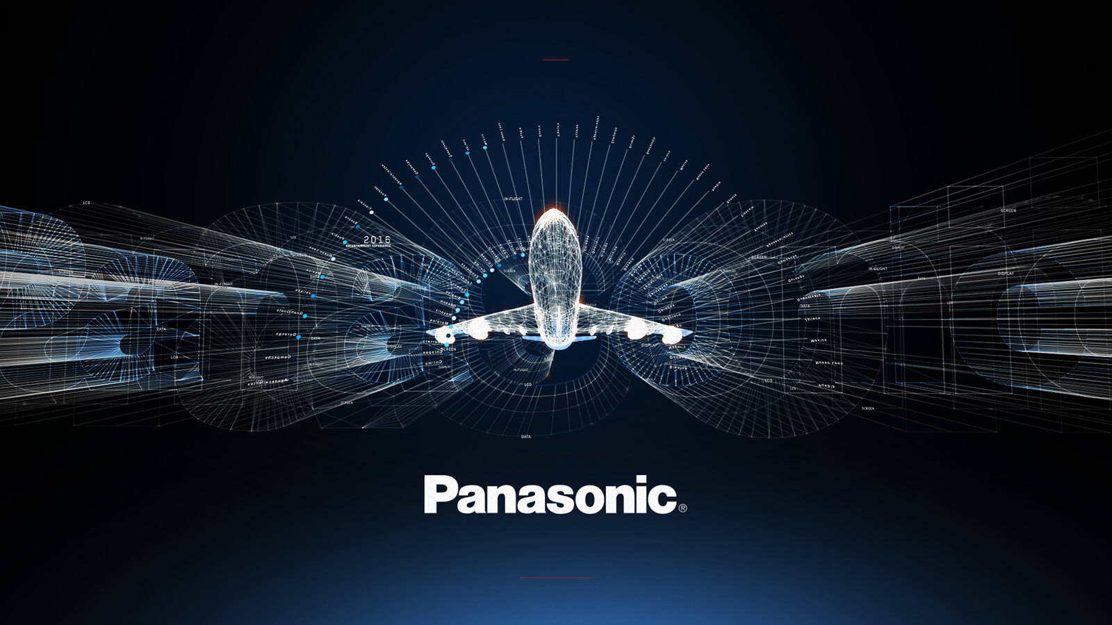 Panasonic Airplane Blueprint Wallpaper