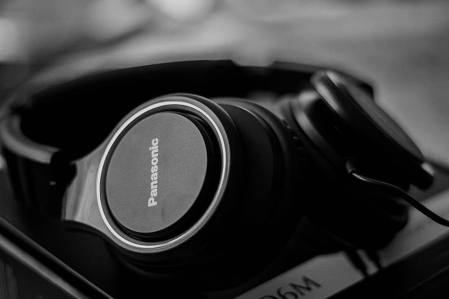 Panasonic Black Headphones Wallpaper