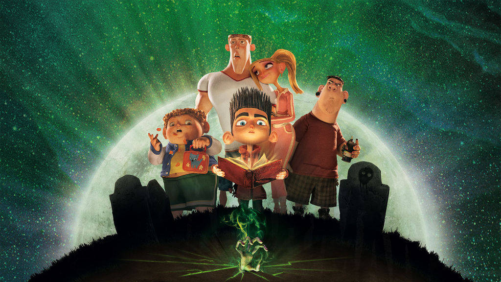 Paranorman Characters At A Cemetery Wallpaper