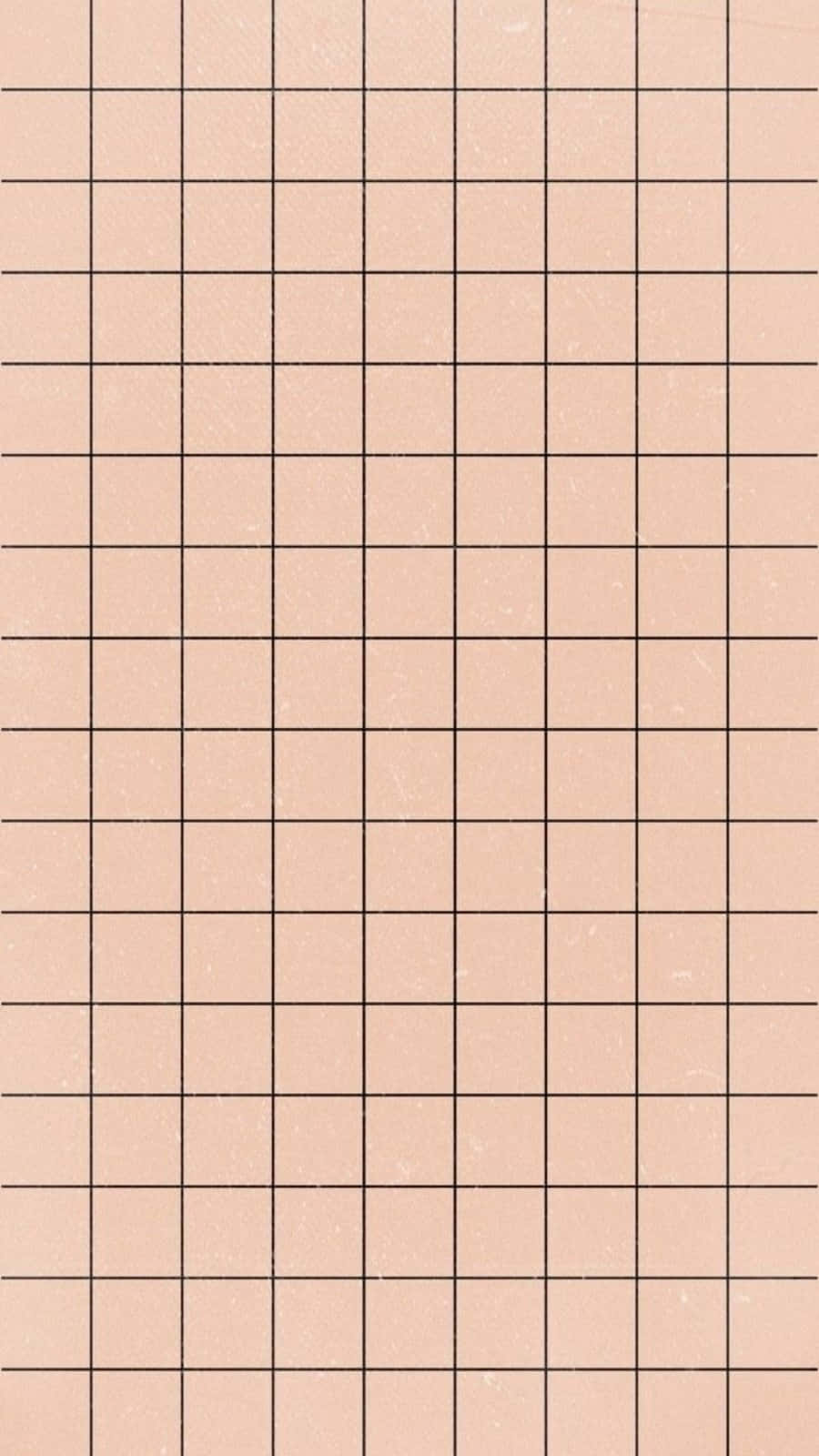 Pastel Aesthetic Grid Peach Color Wallpaper