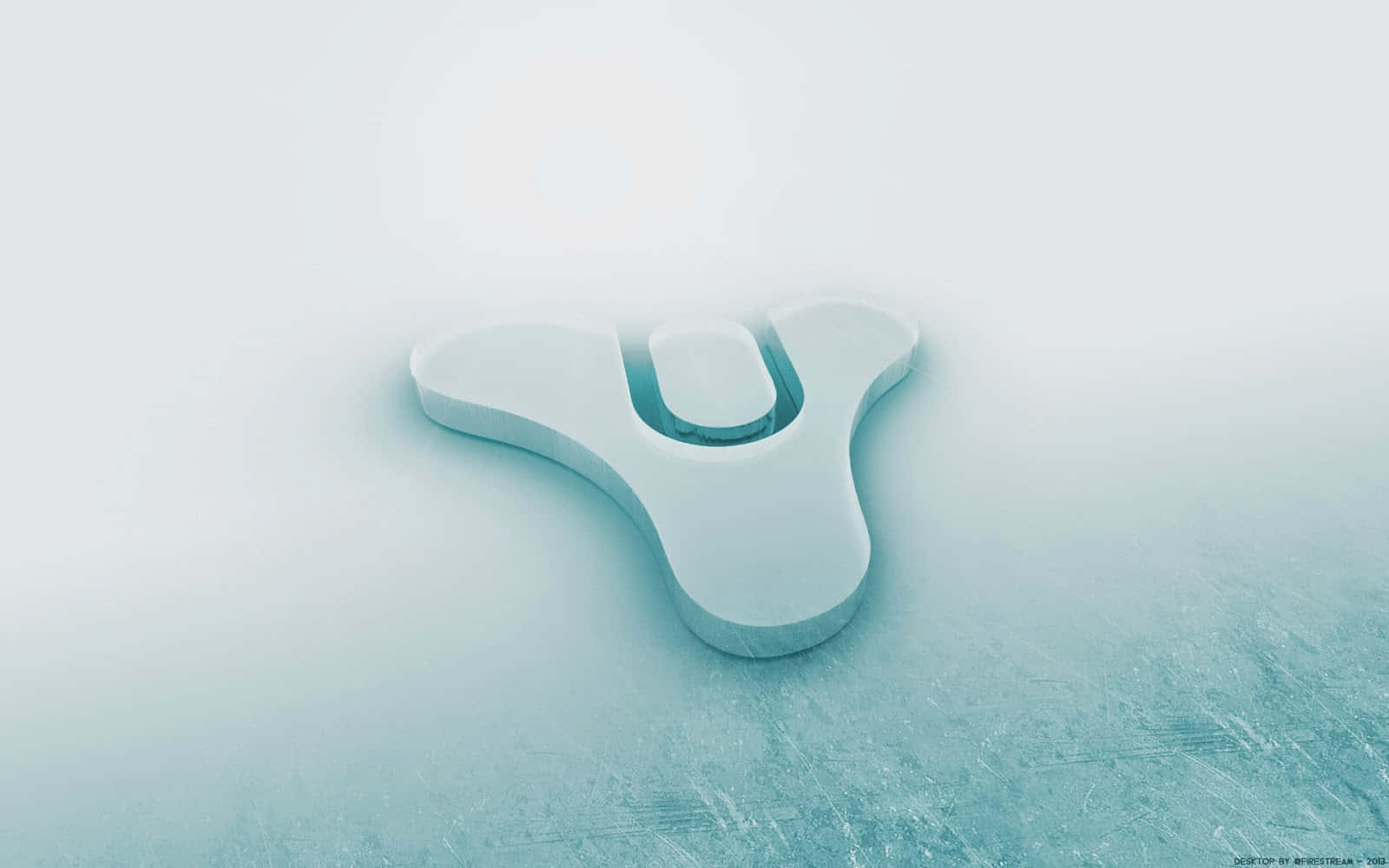 Pastel Green Destiny Logo Wallpaper