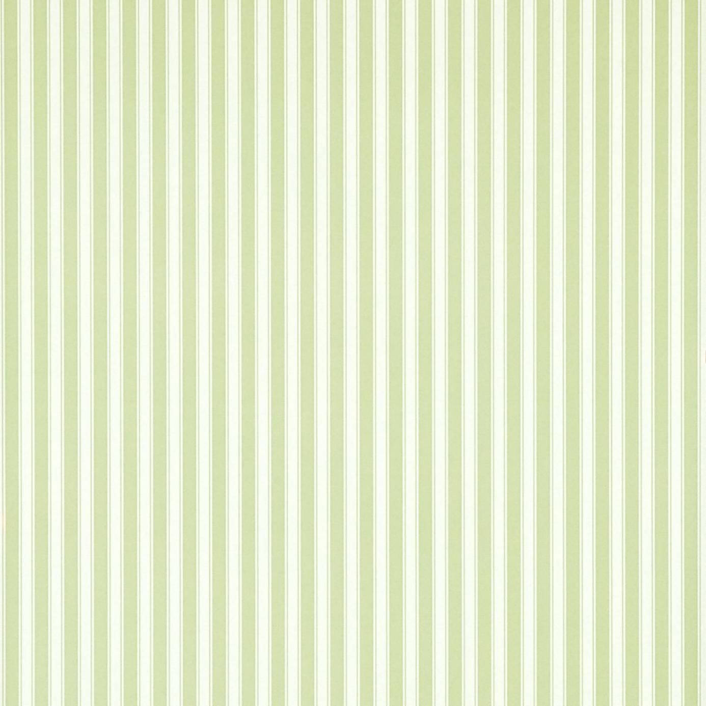 Pastel Green Striped Wallpaper