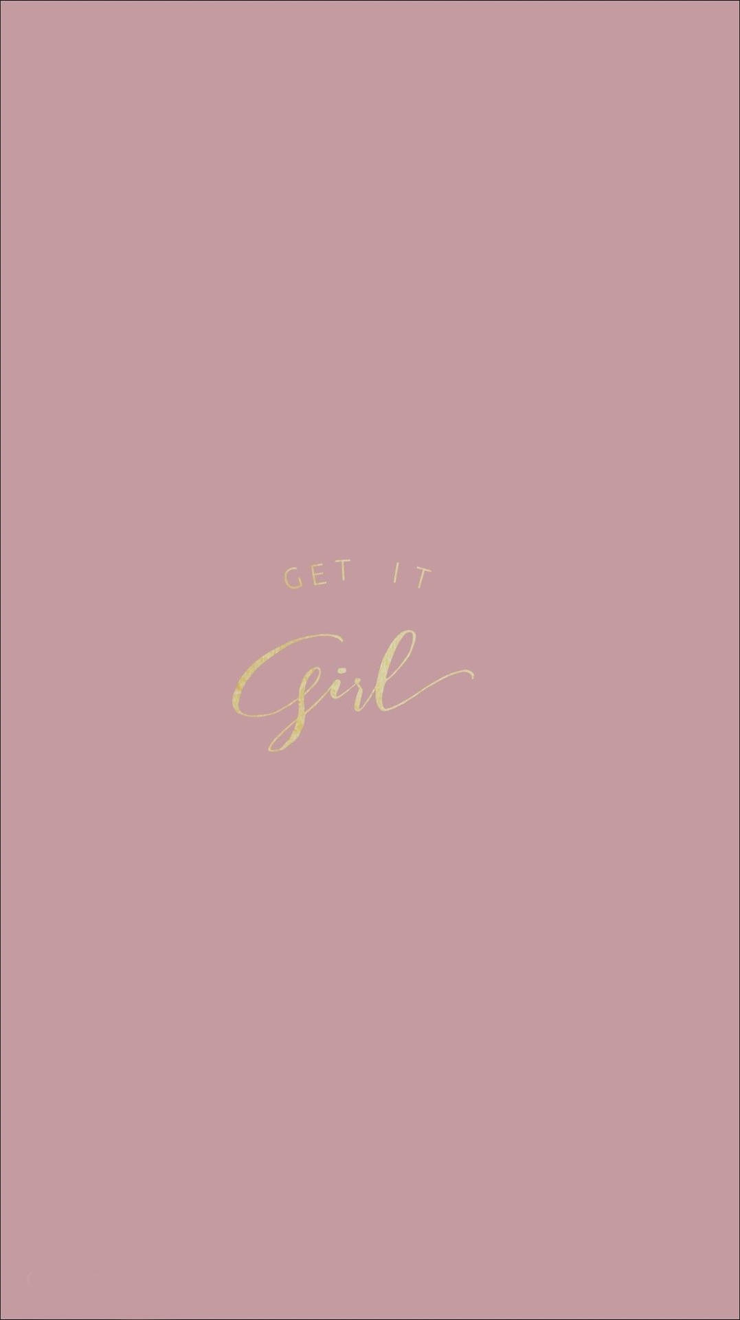 Pastel Inspirational Pink Iphone Wallpaper