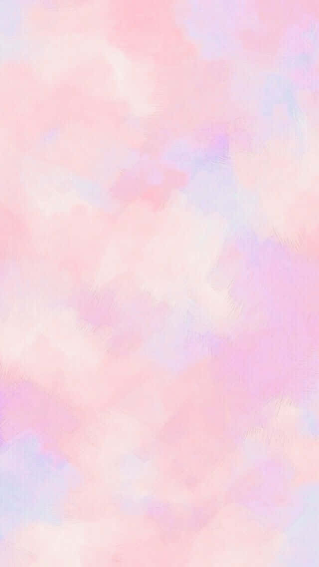 Pastel Watercolor Pink And Blue Background Wallpaper