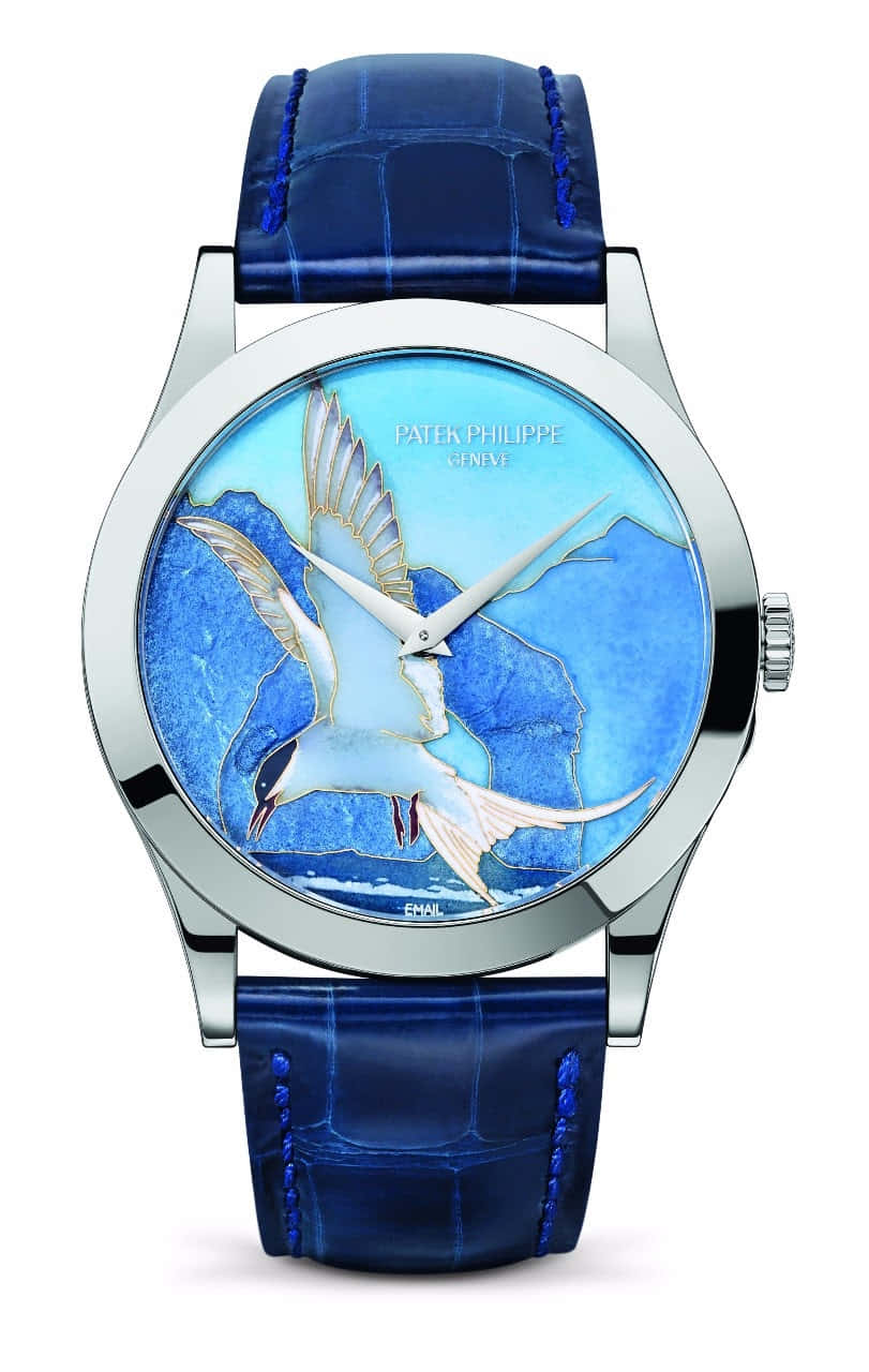 Patek Philippe Rare Handicraft Blue Bird Wallpaper