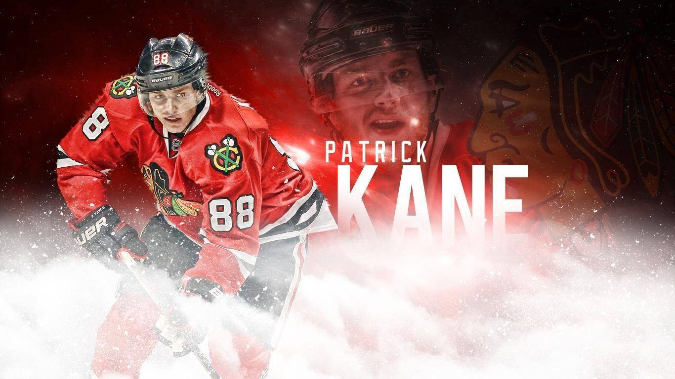 Patrick Kane Red Chicago Blackhawks Fan Art Wallpaper