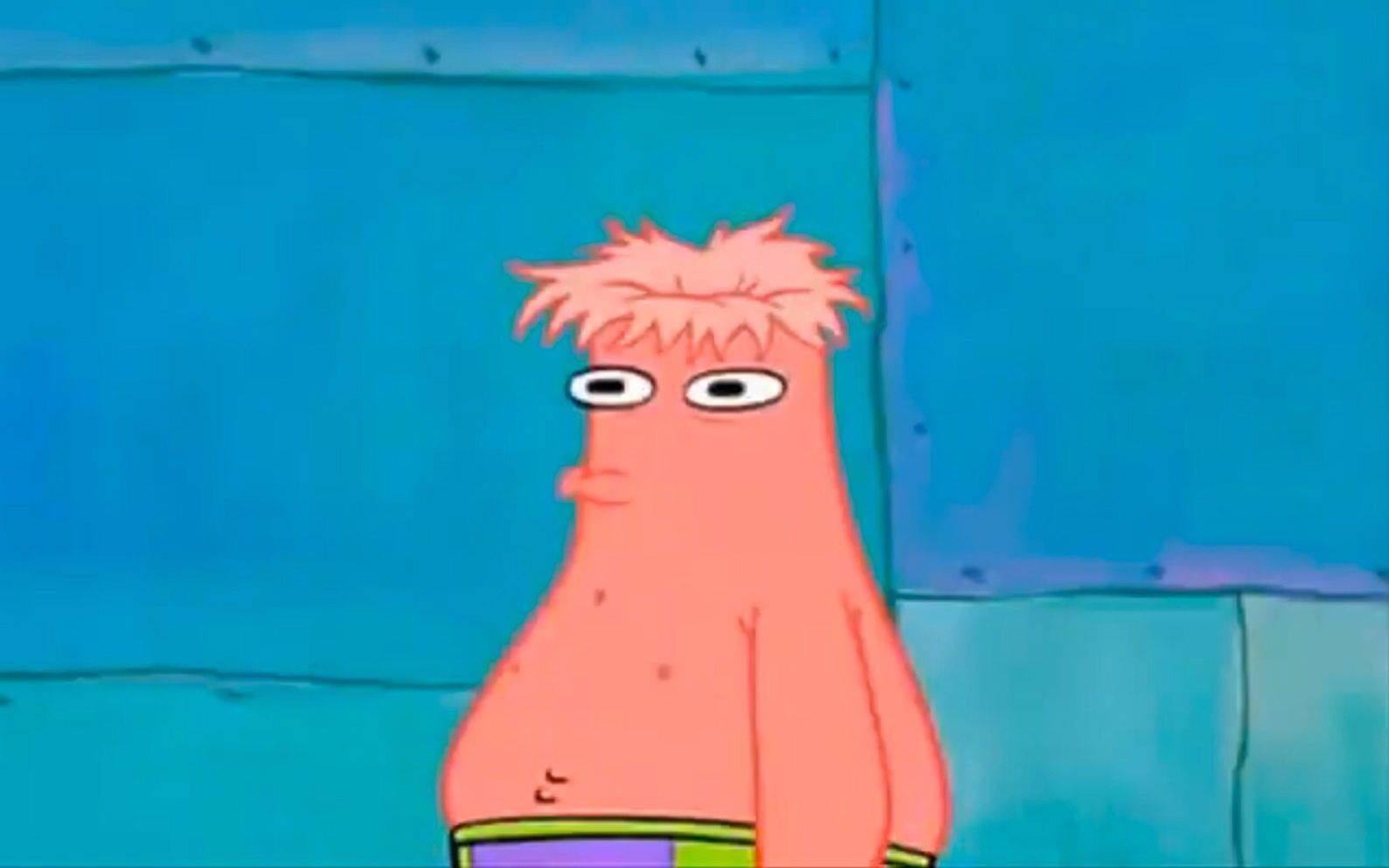 Patrick's Head Spongebob Meme Wallpaper