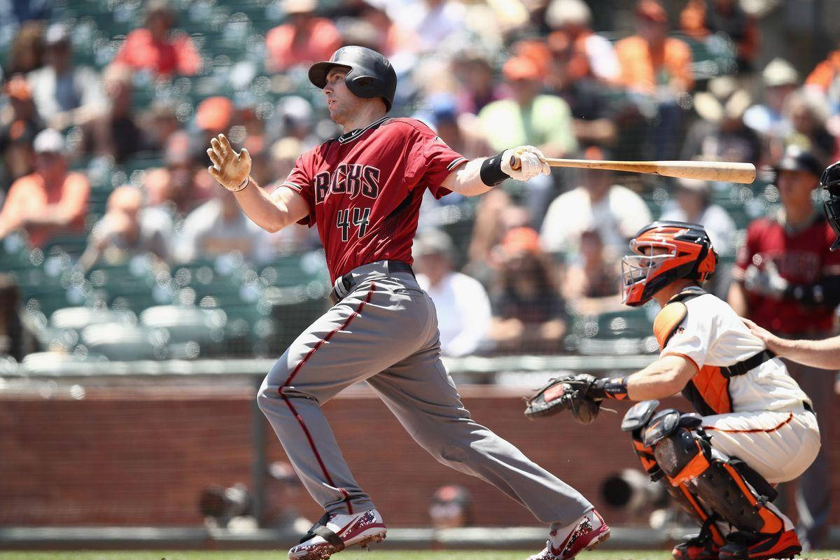 Paul Goldschmidt About To Run Bat Wallpaper