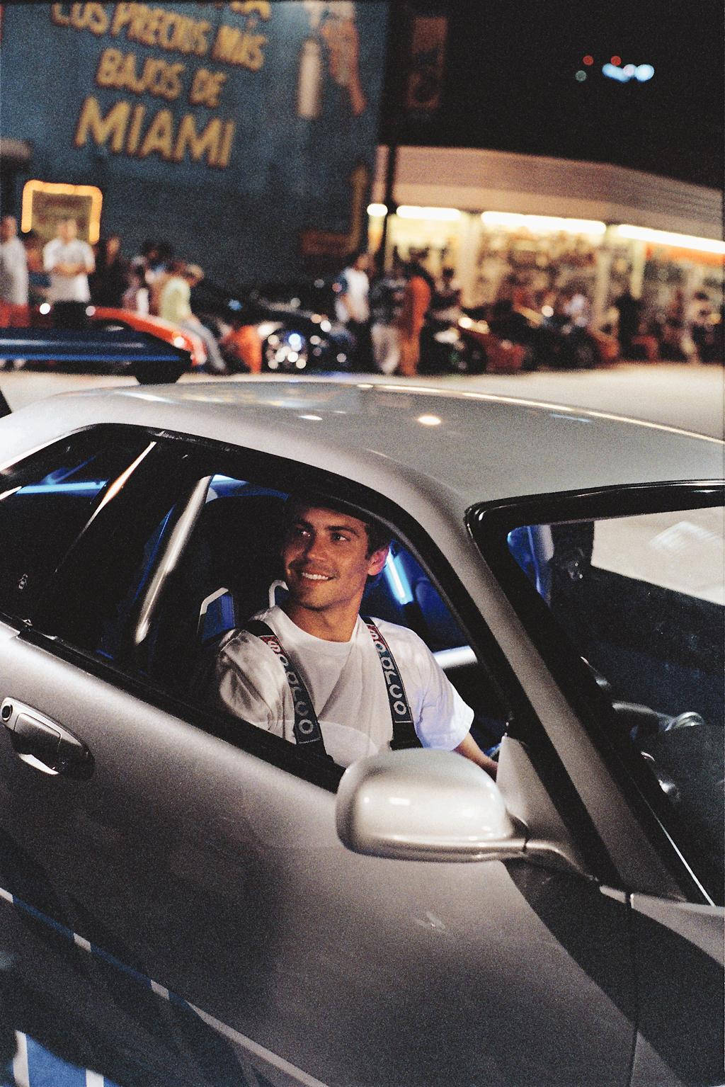 Paul Walker Cruising In A Fast And Furious Car Wallpaper