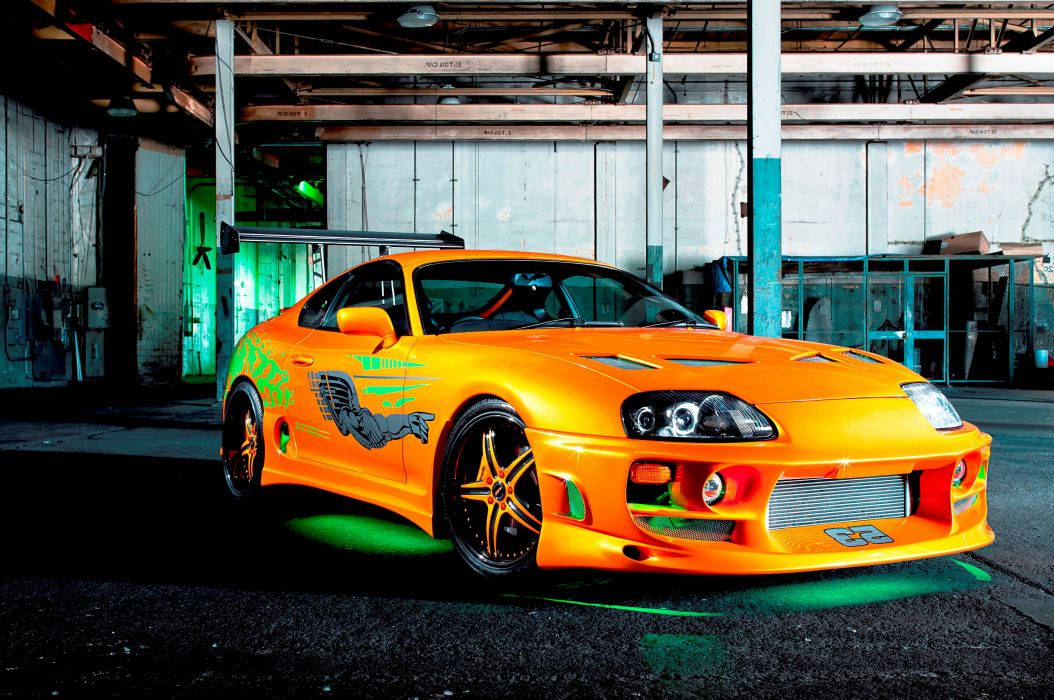 Paul Walker's Legendary Fast And Furious Car Wallpaper