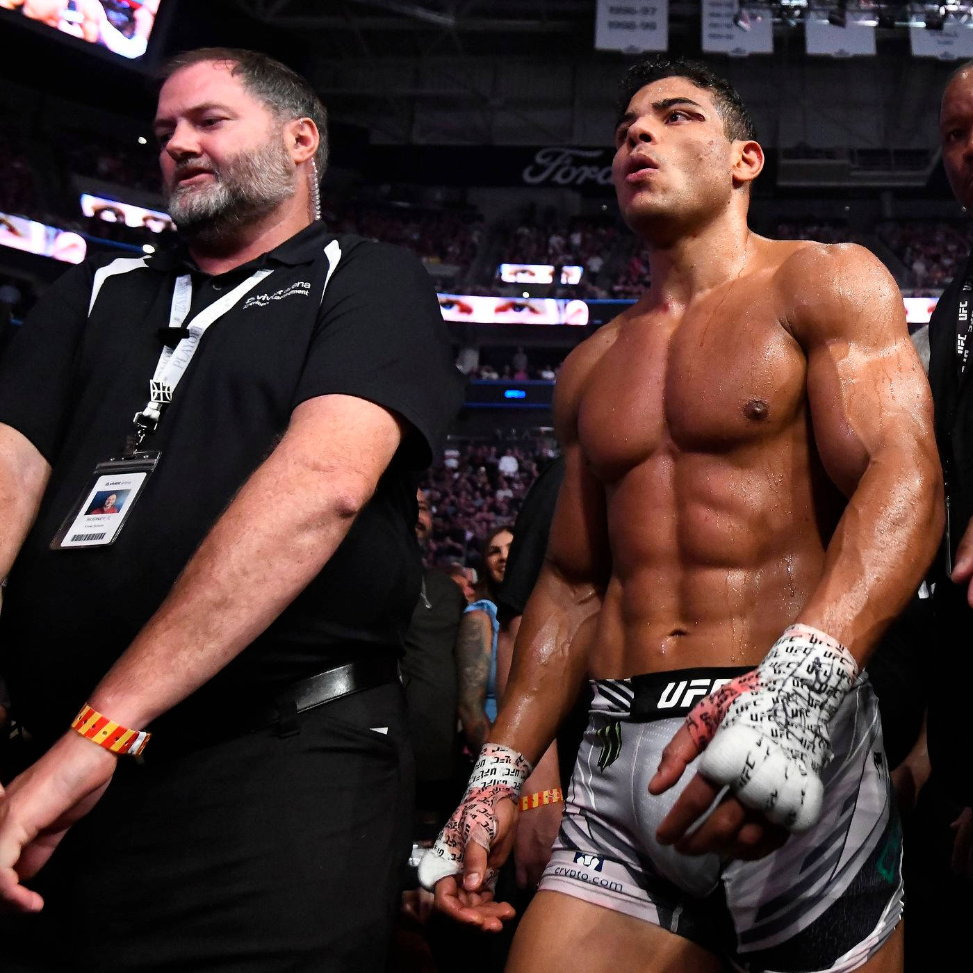 Paulo Costa Walking To Octagon Wallpaper