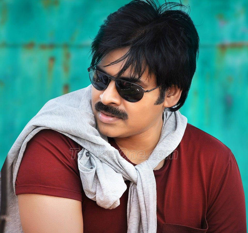 Pawan Kalyan Captivating The Audience In Red Outfit Wallpaper
