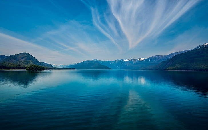 Peaceful Lake Full Screen Hd Desktop Wallpaper