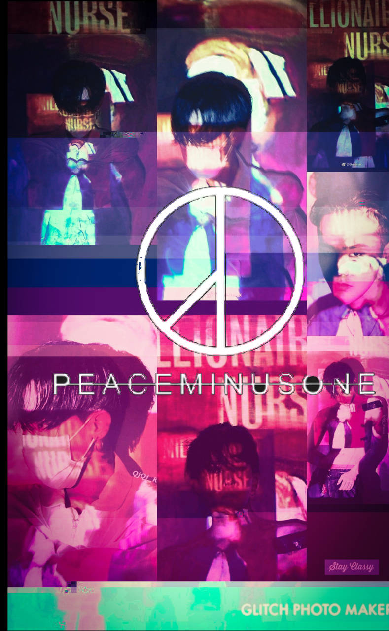 Peaceminusone Glitch Image Wallpaper