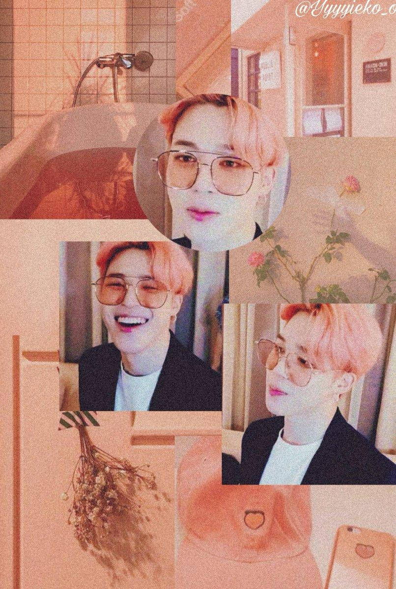 Peachy Jimin Aesthetic Wallpaper