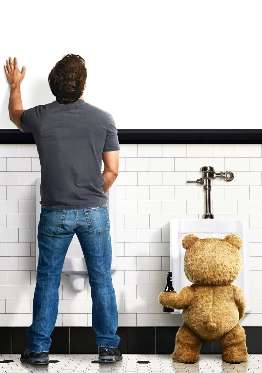 Peeing John And Ted Wallpaper