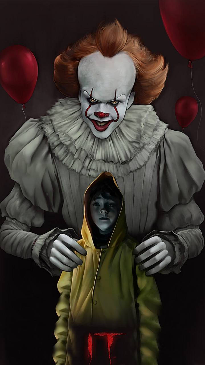 Pennywise And George Fan Art Wallpaper
