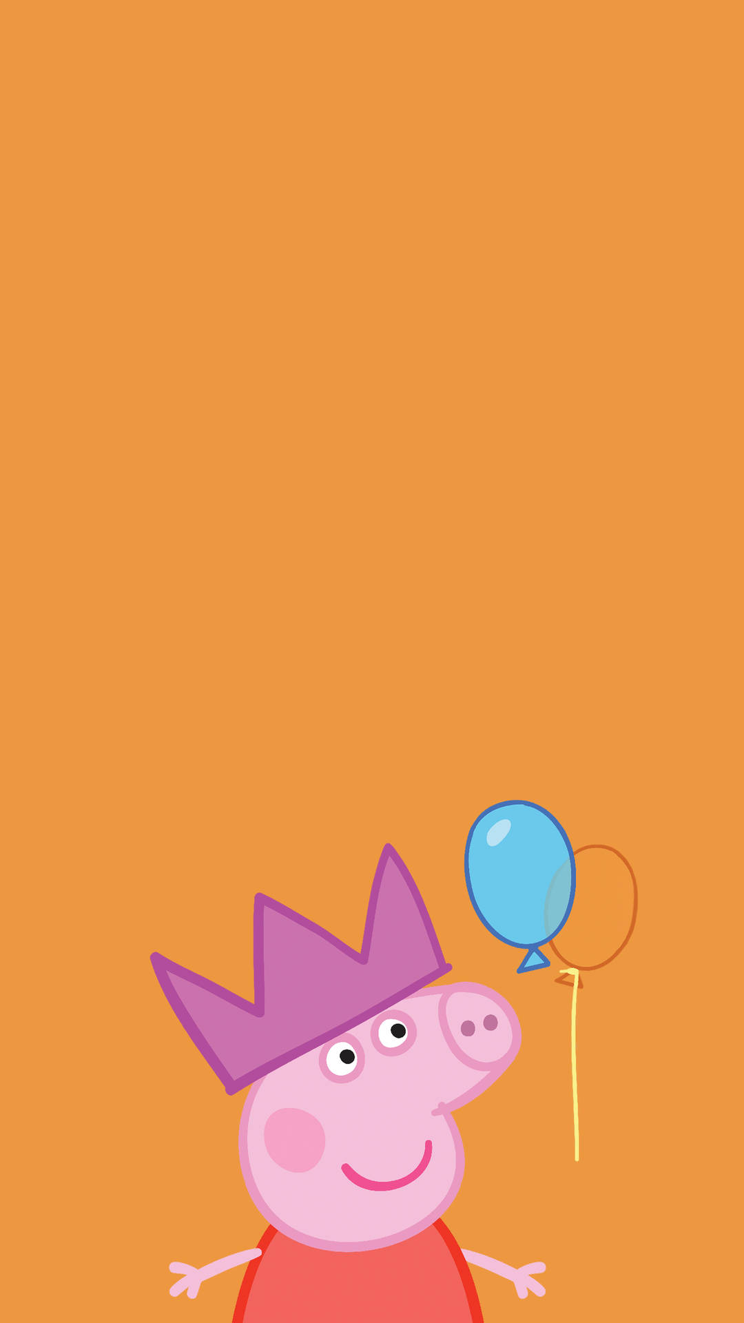 Download free Peppa Pig Phone Balloons Crown Wallpaper - MrWallpaper.com