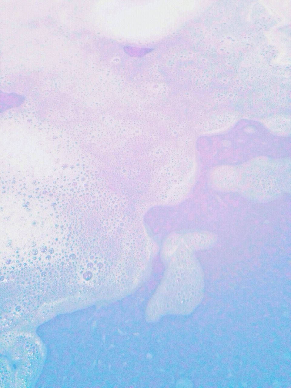 Periwinkle Aesthetic Foam Bubbles Wallpaper