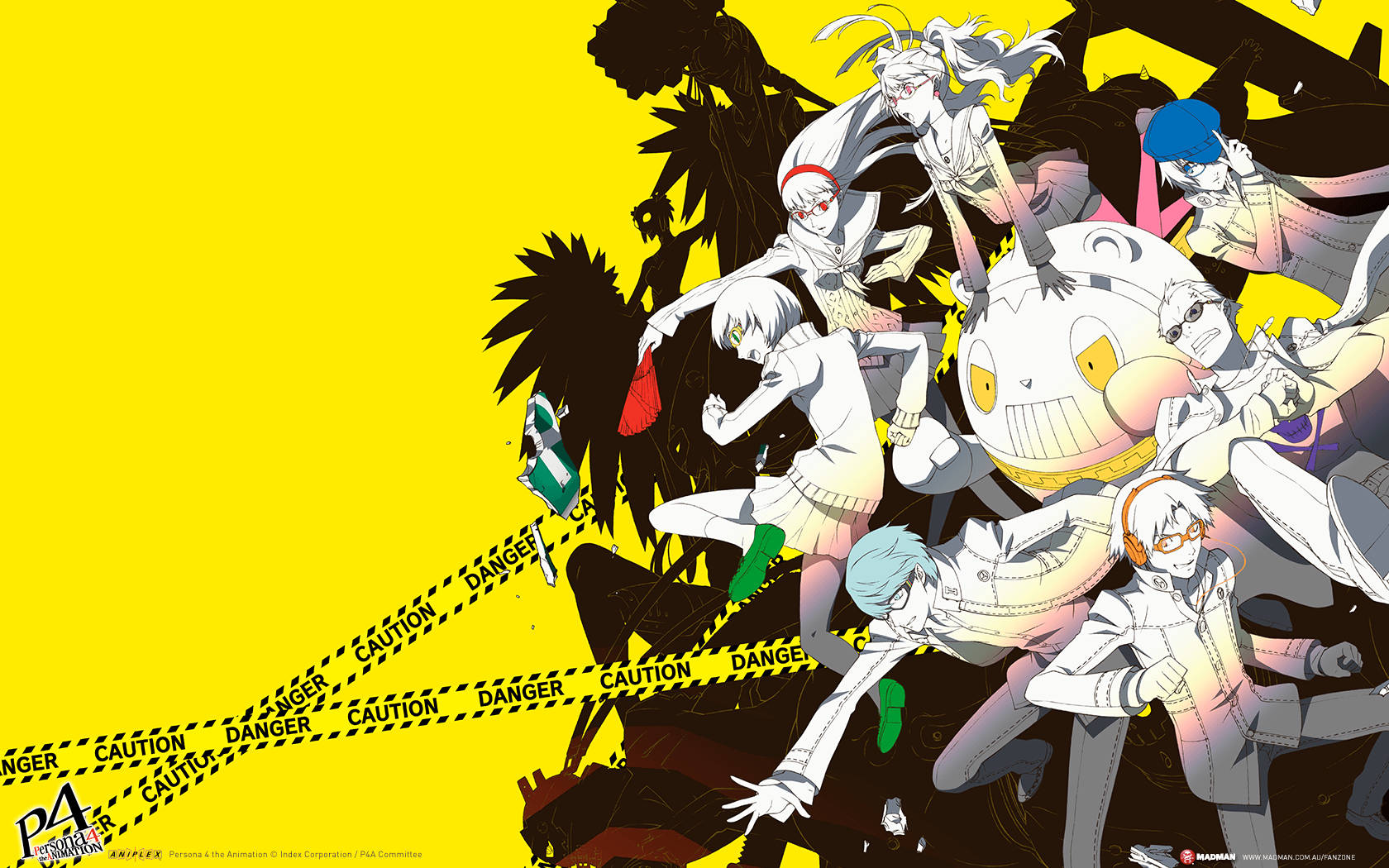 Persona 4 The Animation Danger Cast Wallpaper