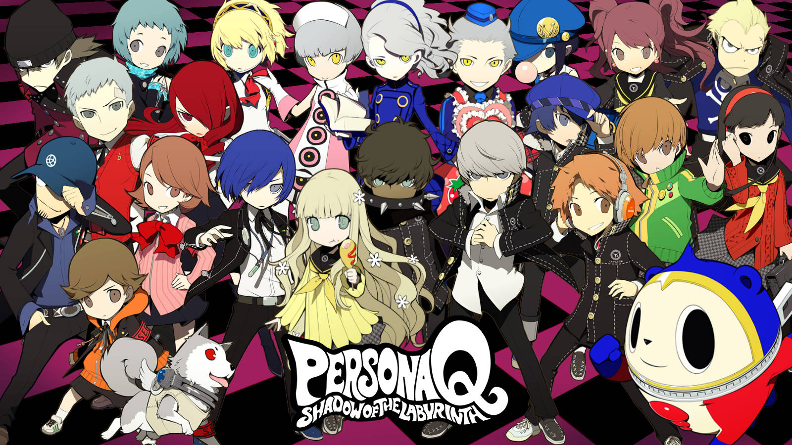 Persona Q Game Cover Wallpaper