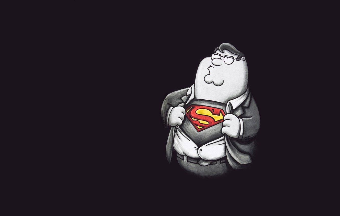 Peter Griffin The Superman Wallpaper