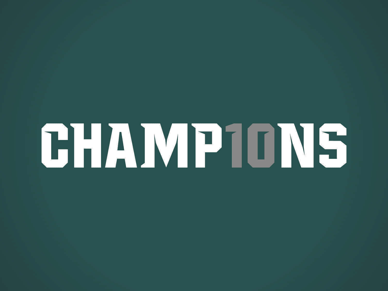 Philadelphia Eagles Champions Logo Wallpaper