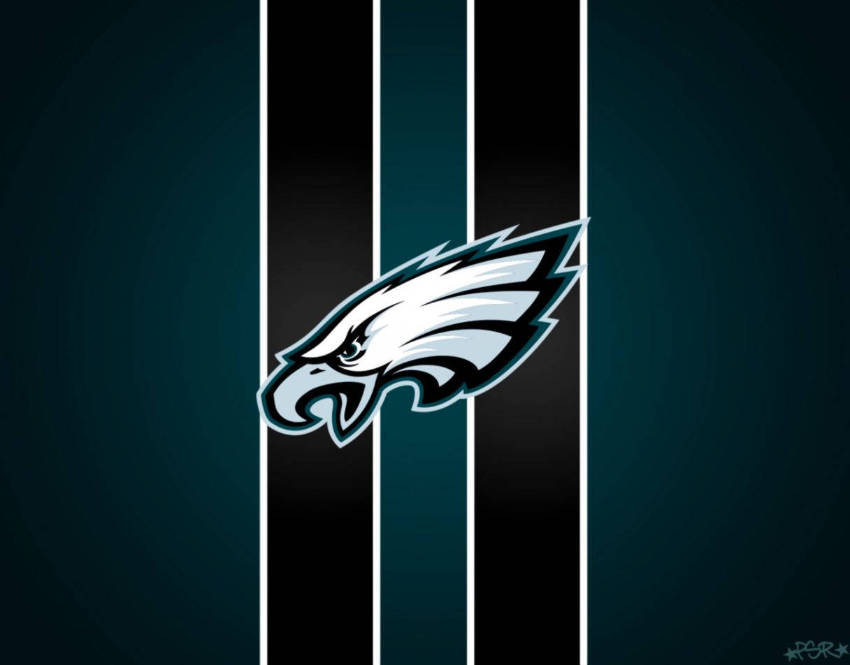 Philadelphia Eagles In Stripes Wallpaper