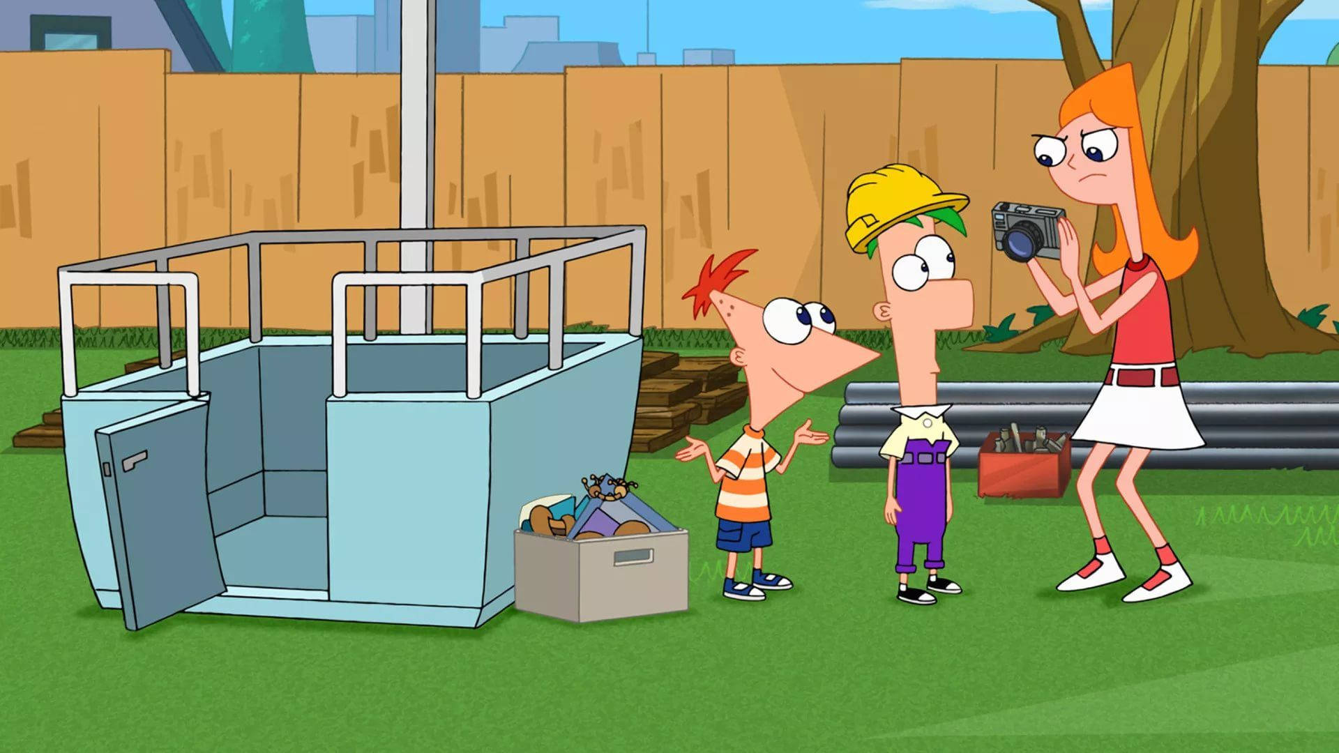 Download free Phineas And Ferb With Carousel Wallpaper - MrWallpaper.com