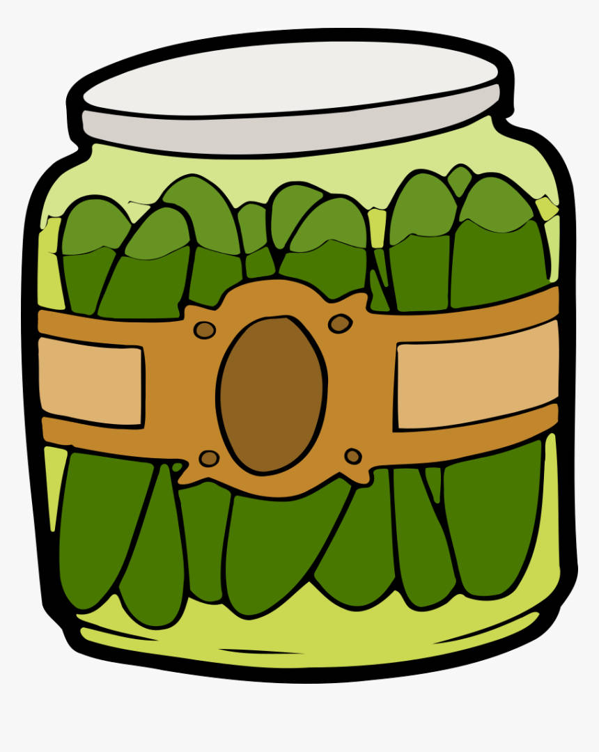 Pickle Jar Vector Art Wallpaper