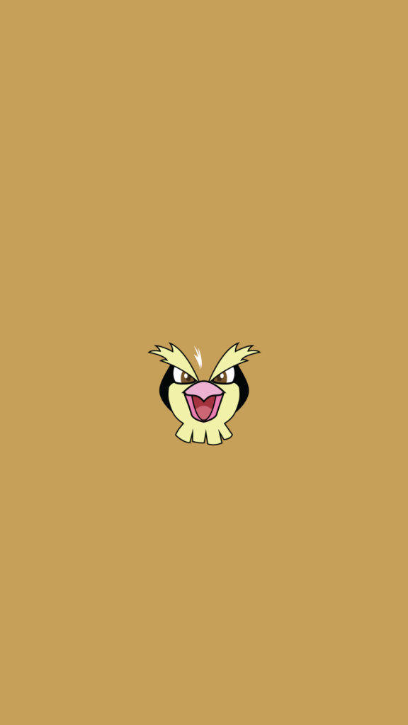 Pidgey Face Pokemon Iphone Wallpaper