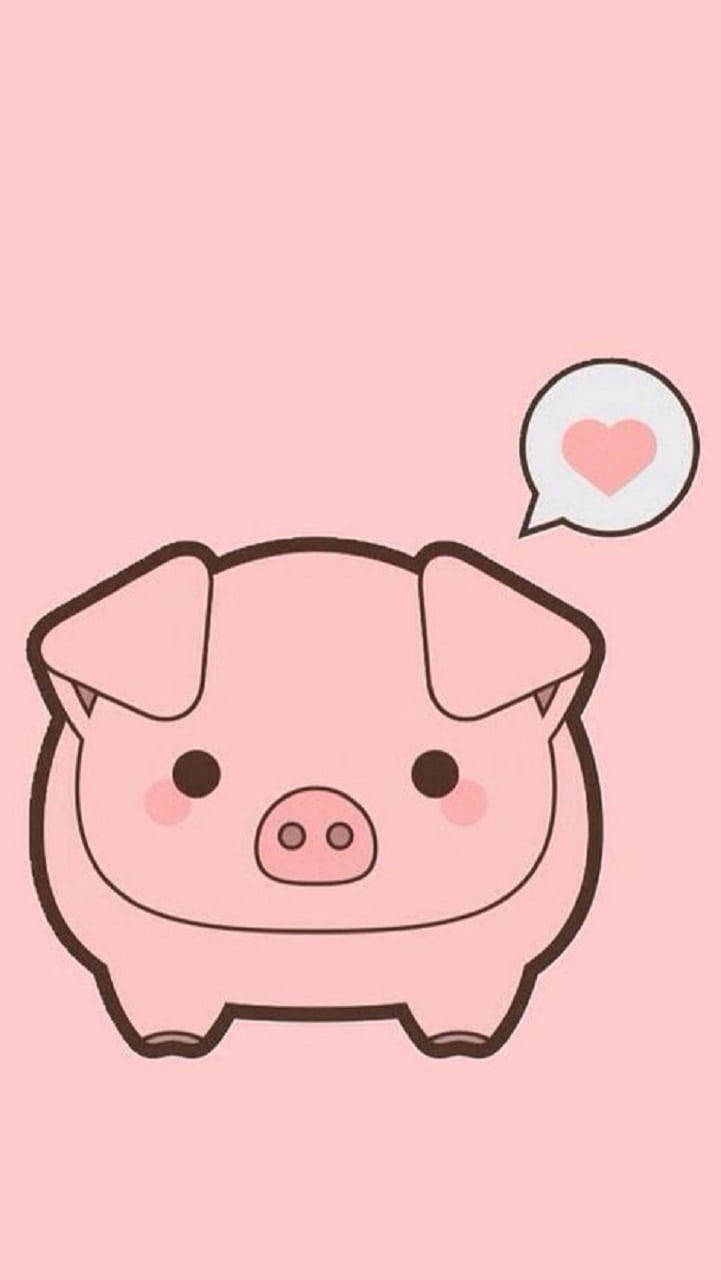 Piggy Love Wallpaper