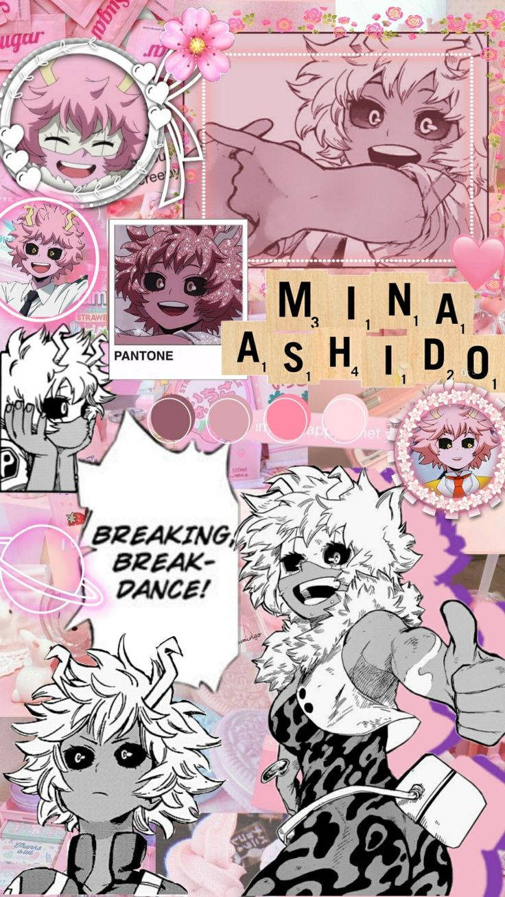 Pink Aesthetic My Hero Academia Mina Ashido Wallpaper