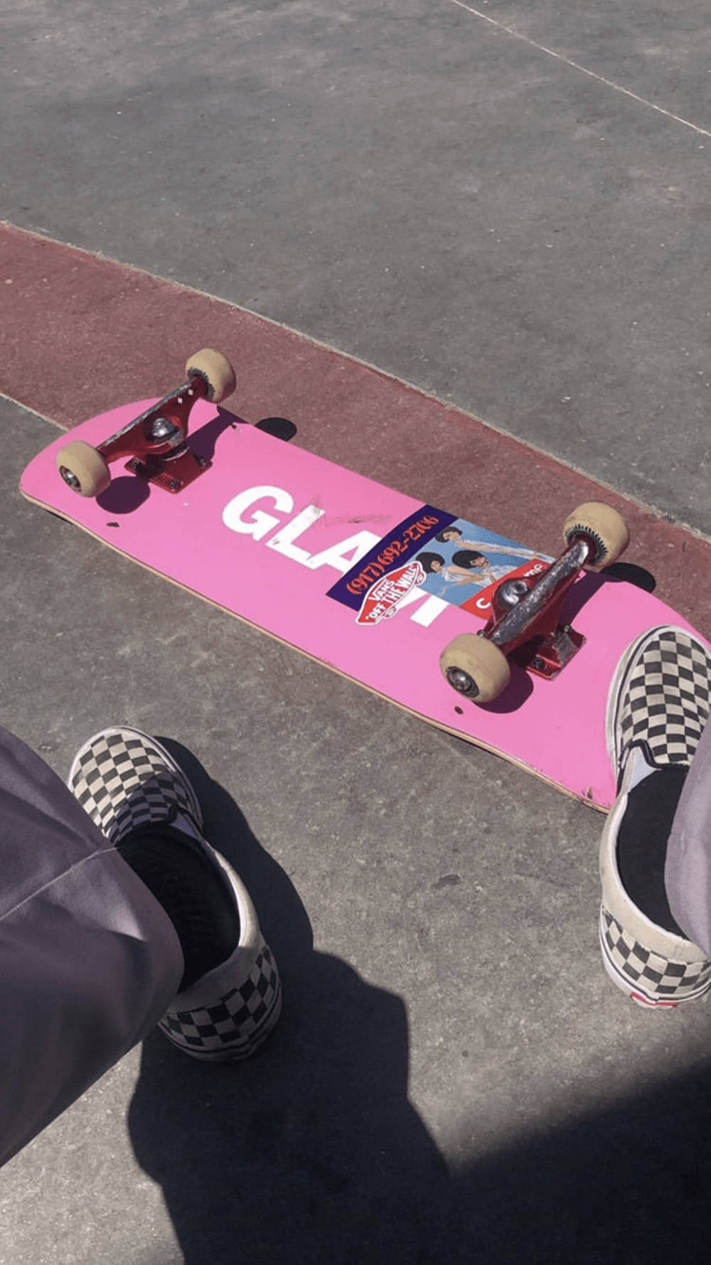 Pink Aesthetic Skateboard Wallpaper