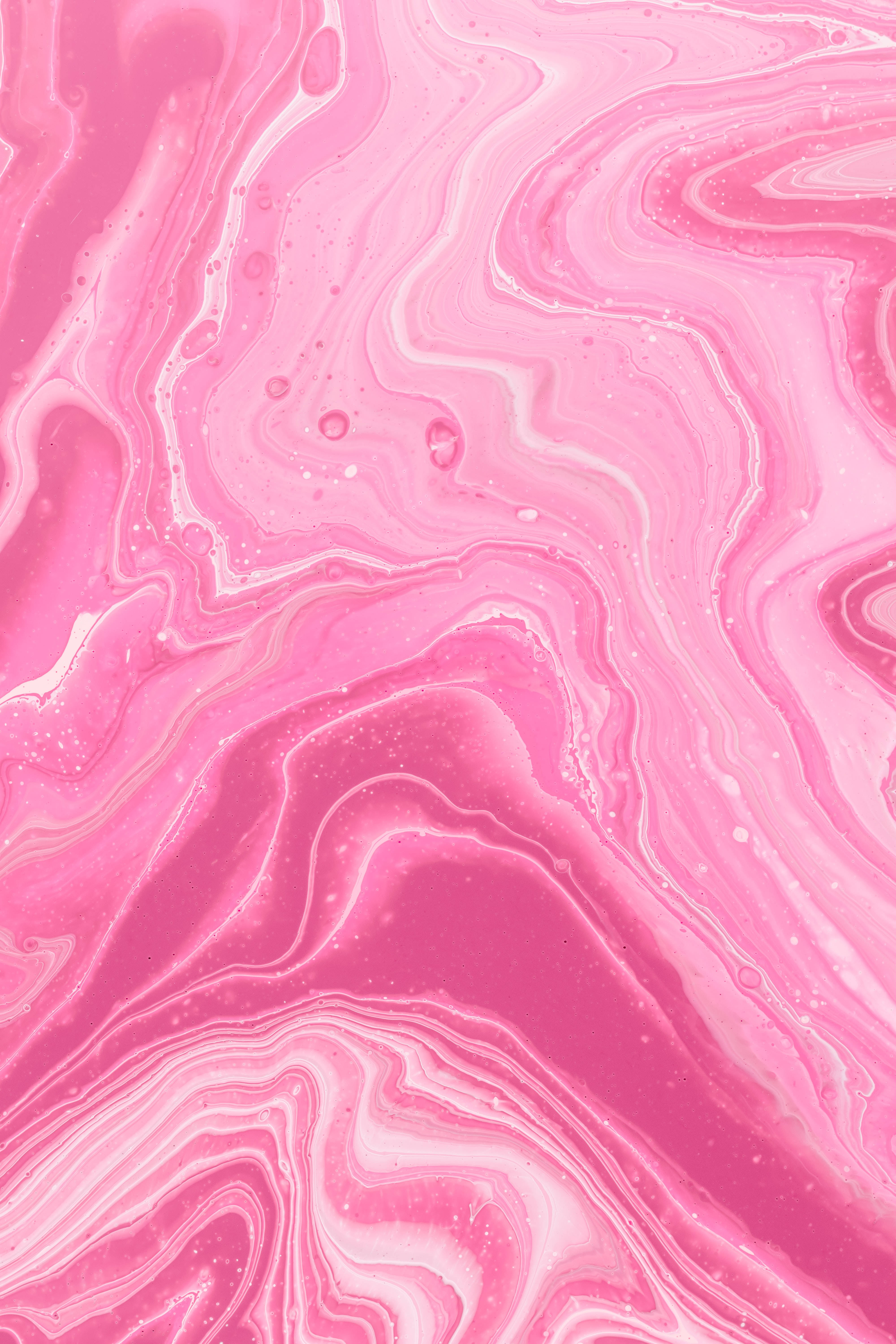 Pink Aesthetic Swirly Marble 4k Wallpaper