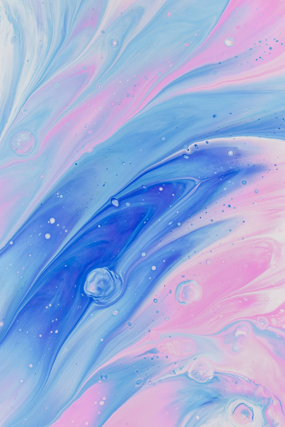Pink And Blue Color Splash Color Iphone Wallpaper