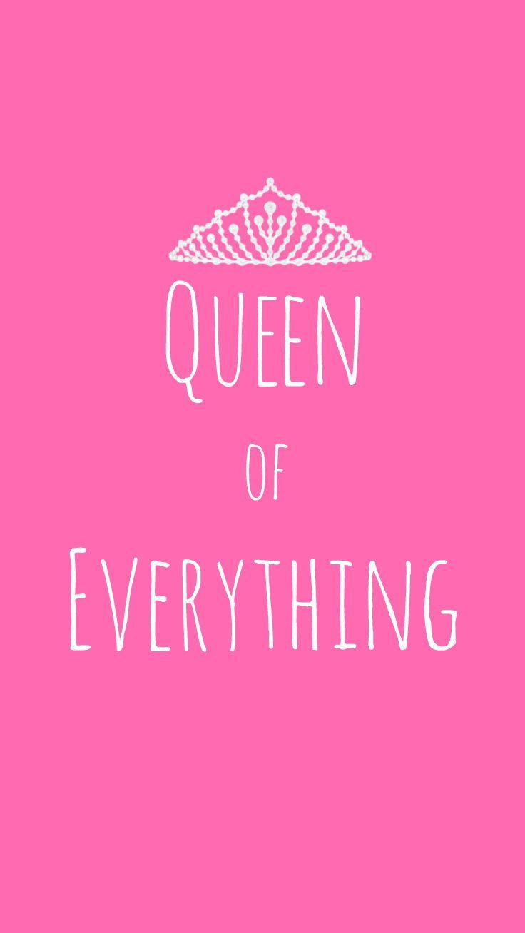 Pink Everything Queen Girly Wallpaper