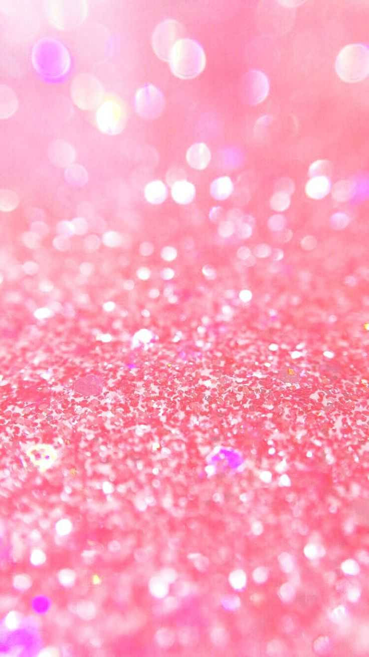 Pink Glitter With Light Blurry Sparkles Wallpaper