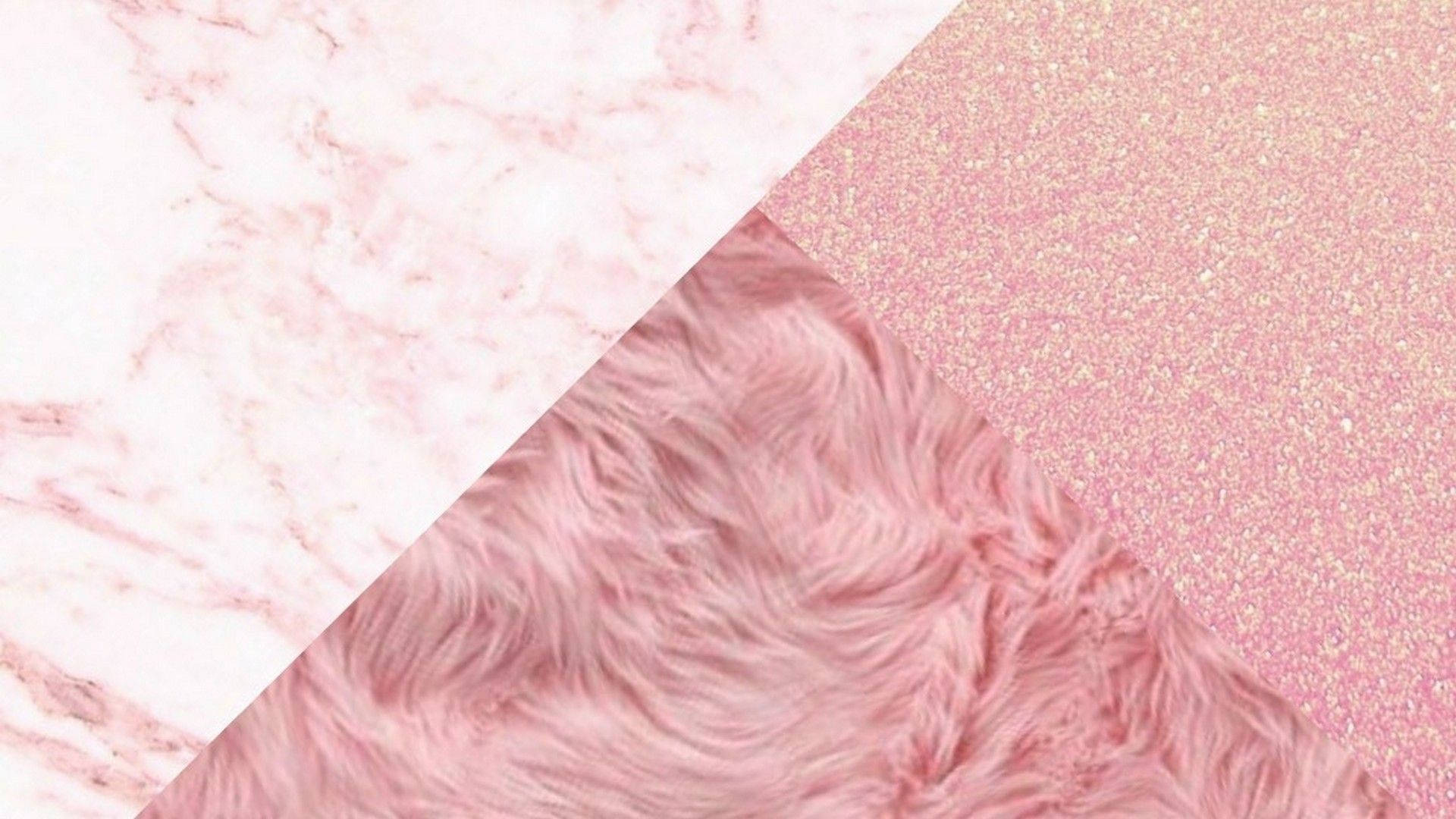 Pink Hues Marble Desktop Wallpaper
