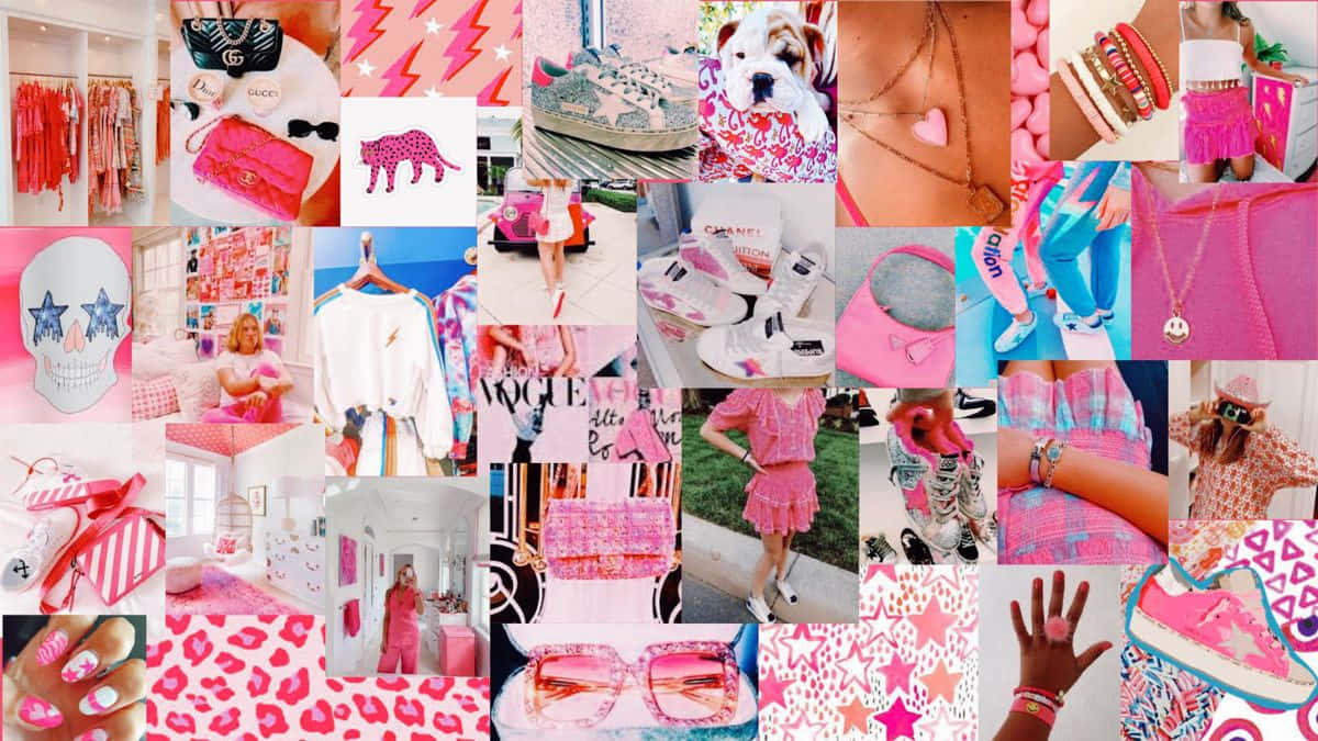 Pink Preppy Desktop Wallpaper