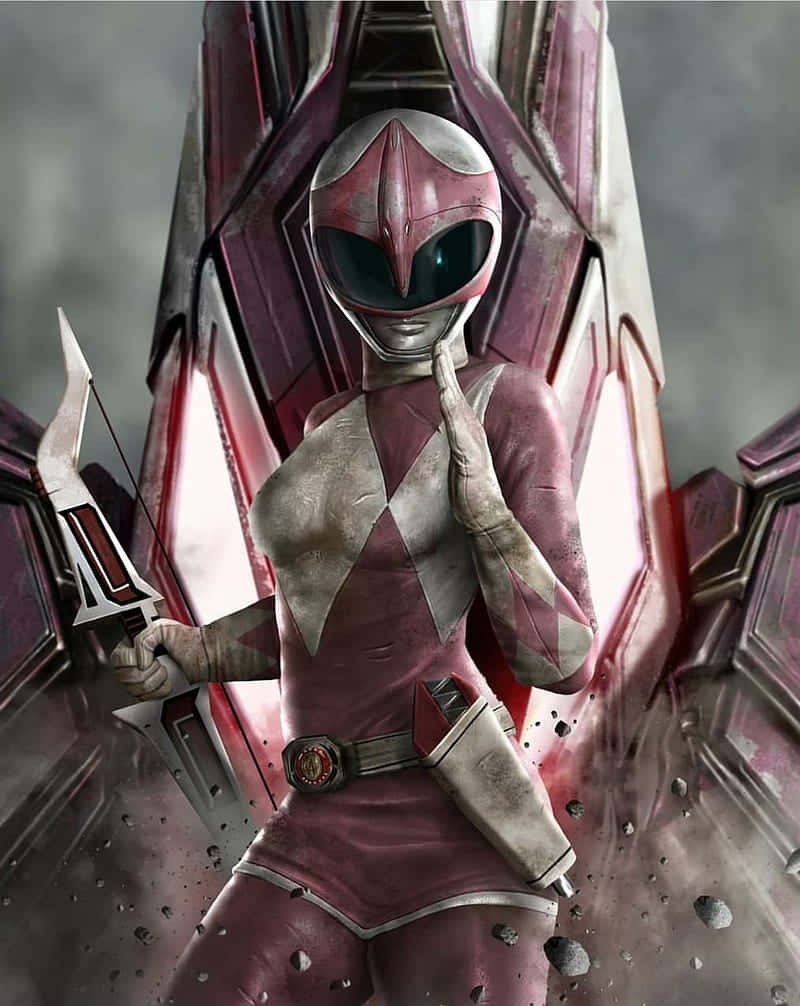 Pink Ranger Power Pose Wallpaper